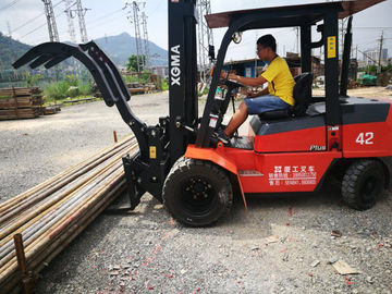 Penjepit Pipa Baja Handal, Forklift Truck Lifting Attachments Untuk Penanganan Silinder